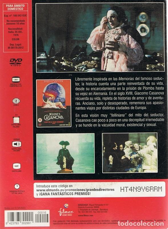 Cine: DVD CASANOVA DONALD SUTHERLAND - Foto 2