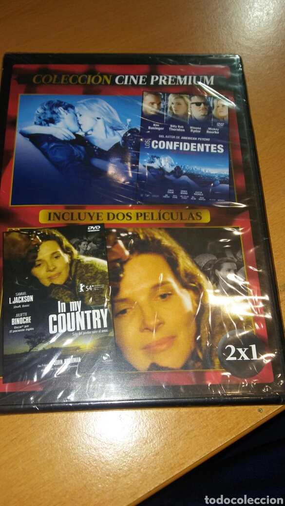 Cine: Pel&iacute;cula DVD 2x1 in my country y los confidentes precintado