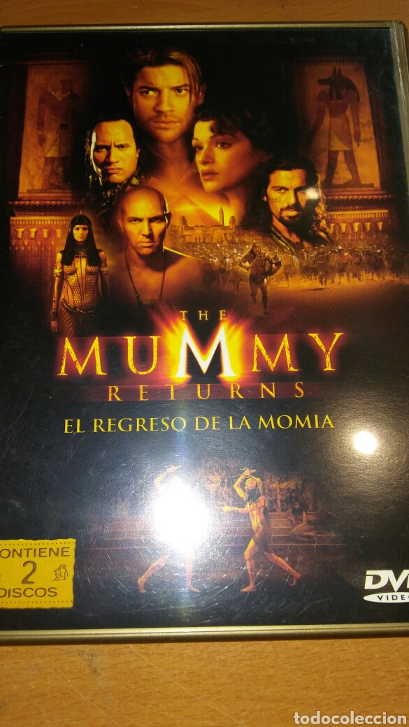 Cine: Pel&iacute;cula DVD el regreso de las momia 2 discos