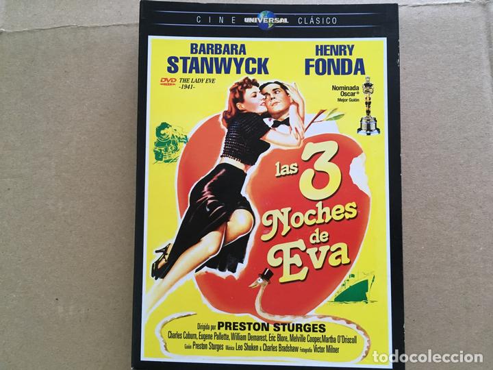 Cine: DVD SOLO FUNDA EXTERIOR-LAS 3 NOCHES DE EVA