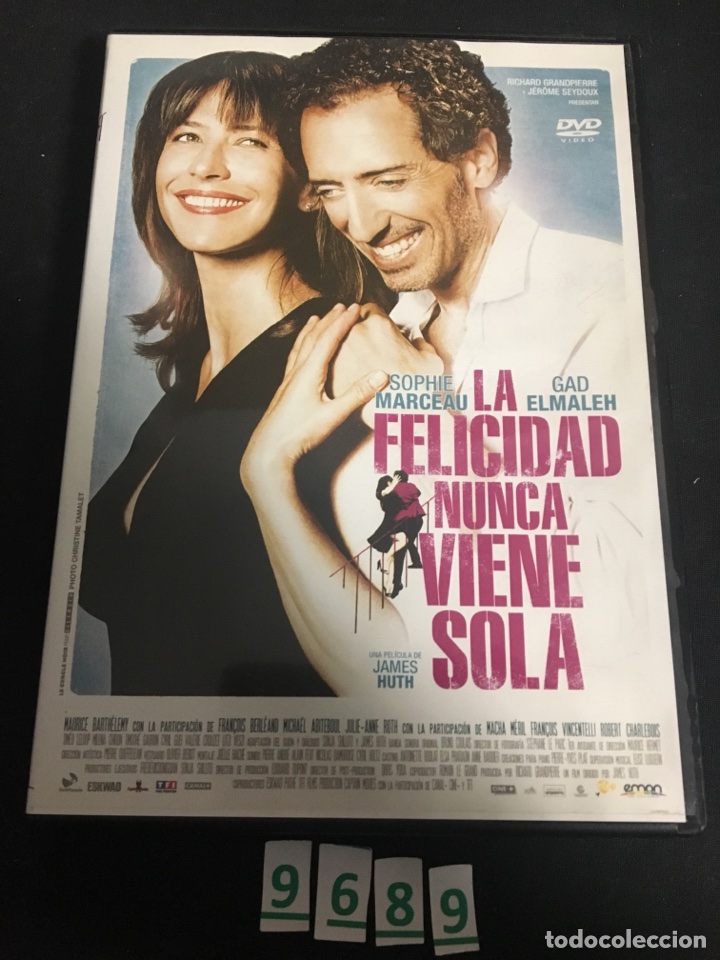 Cine: V60 La felicidad nunca viene sola ( dvd procedente de videoclub )