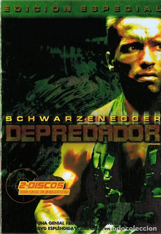 Cinema: DVD DEPREDADOR  SCHAWARZENEGGER  ( EDICI&Oacute;N ESPECIAL 2 DISCOS)