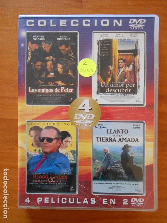 Cinema: DVD COLECCION 4 PELICULAS EN 2 DVD: LOS AMIGOS DE PETER / UN AMOR POR DESCUBRIR / BLOOD & WINE (9O)