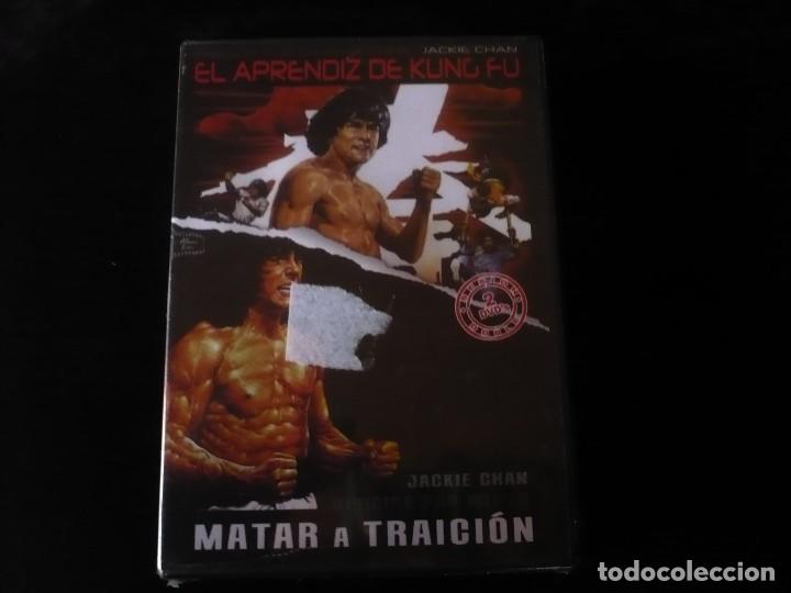 Cine: sesion doble 2 dvd's, el aprendiz de kung fu + matar a traicion - dvd nuevo precintado