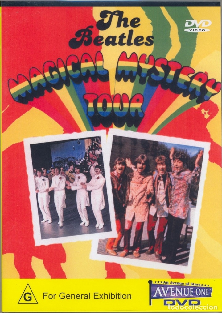 Cine: Magical Mystery Tour dvd- Beatles-Uno de los Tours de los 4 fab de Liverpool m&aacute;s creativos, coloris