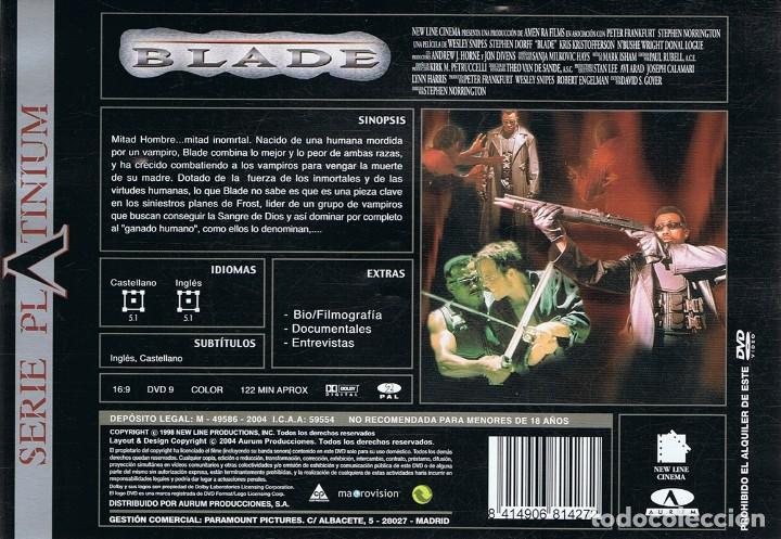 Cine: DVD BLADE WESLEY SNIPES - Foto 2