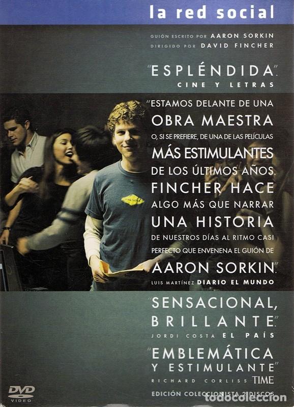 Cin&eacute;ma: DVD LA RED SOCIAL EDICI&Oacute;N COLECCIONISTA 2 DISCOS