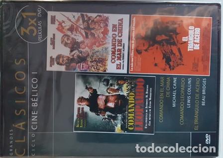 Cin&eacute;ma: PELICULA - CINE BELICO I - 3 PELICULAS X 1 DVD - NUEVA CON SU PRECINTO DE ORIGEN -
