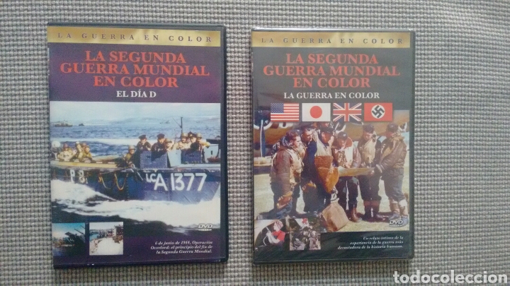 Cine: LOTE 2 DVDS. LA SEGUNDA GUERRA MUNDIAL EN COLOR.