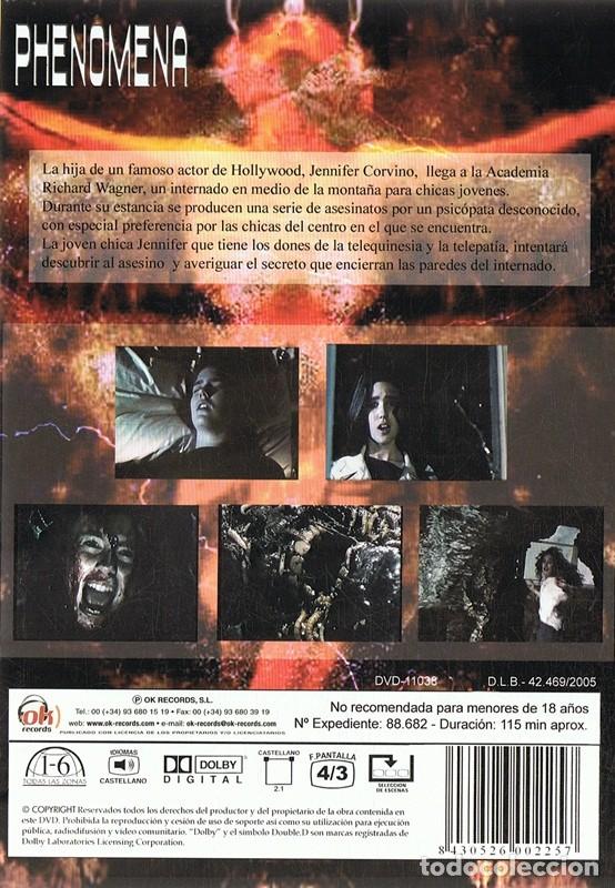 Cine: DVD PHENOMENA DE DARIO ARGENTO - Foto 2