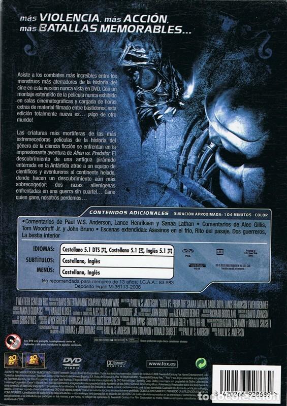 Cine: DVD ALINE VS PREDATOR - Foto 2