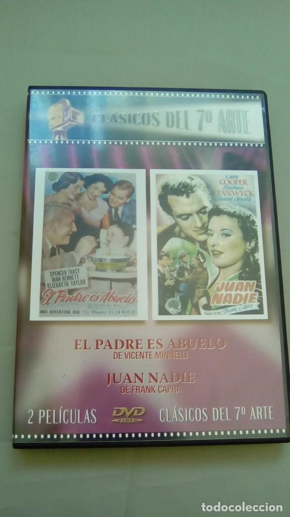 Cine: EL PADRE ES ABUELO + JUAN NADIE (COMO NUEVO)