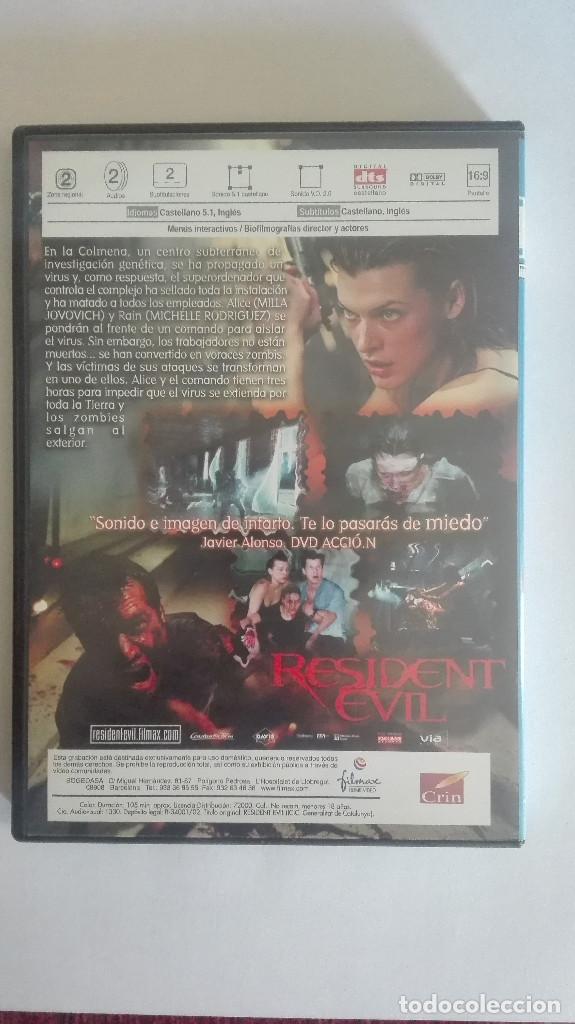 Cine: PELICULA DVD RESIDENT EVIL - Foto 2
