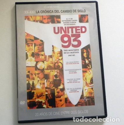 Cine: UNITED 93 DVD PEL&Iacute;CULA HECHO REAL - DRAMA ATENTADO 11 S EEUU AVI&Oacute;N VUELO TERRORISMO 11S - EXTRAS DE