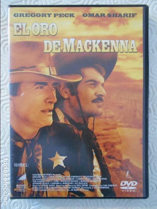 Cine: EL ORO DE MACKENNA. DVD DE LA PELICULA DE GREGRORY PECK Y OMAS SHARIF. COLOR. 123 MINUTOS.