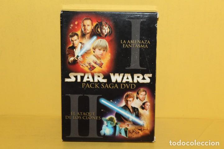 Cine: STAR WARS PACK SAGA DVD - LA AMENAZA FANTASMA 1 Y EL ATAQUE DE LOS CLONES 2