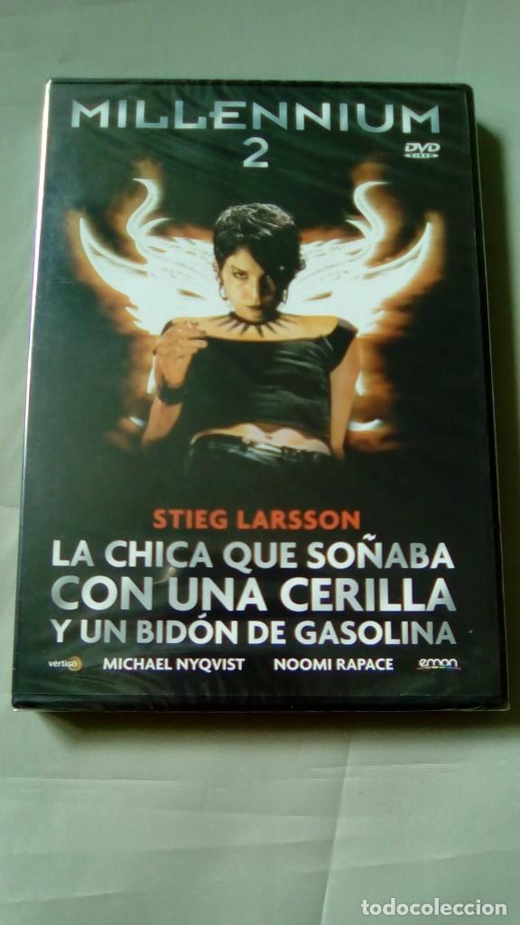 Cine: MILENNIUM 2. LA CHICA QUE SO&Ntilde;ABA CON UNA CERILLA Y UN BIDON DE GASOLINA. (NUEVO PRECINTADO)