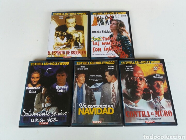 Cine: Lote 5 DVD de la colecci&oacute;n ESTRELLAS DE HOLLYWOOD de revista TIEMPO. Castellano.