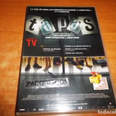Cine: TAPAS DVD DEL AÑO 2005 DIRECTOR JOSE CORBACHO Y JUAN CRUZ ANGEL DE ANDRES LOPEZ ELVIRA MINGUEZ. Lote 118736339