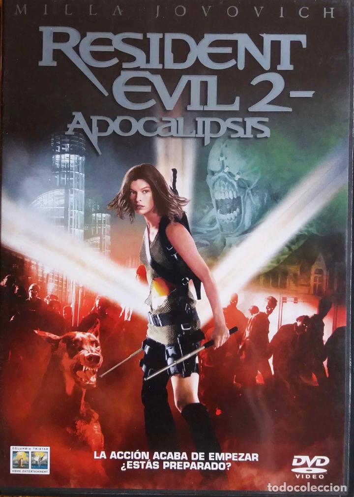 Cine: RESIDENT EVIL 2. APOCALIPSIS. CON EXTRAS. DVD + LIBRETO - Foto 1