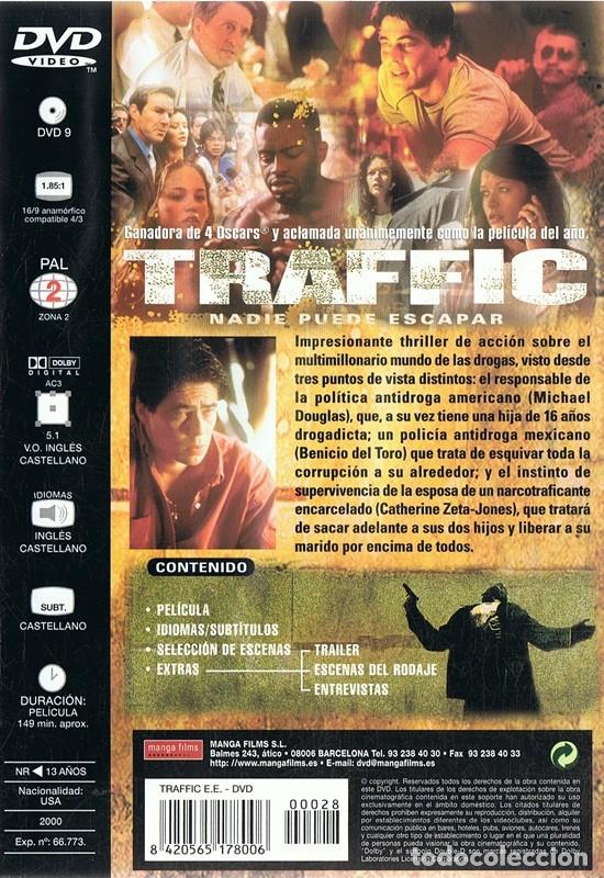 Cine: TRAFFIC  MICHAEL DOUGLAS (DVD) - Foto 2