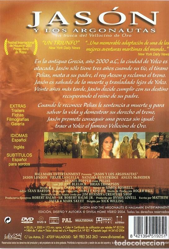 Cine: JAS&Oacute;N Y LOS ARGONAUTAS  (DVD) - Foto 2
