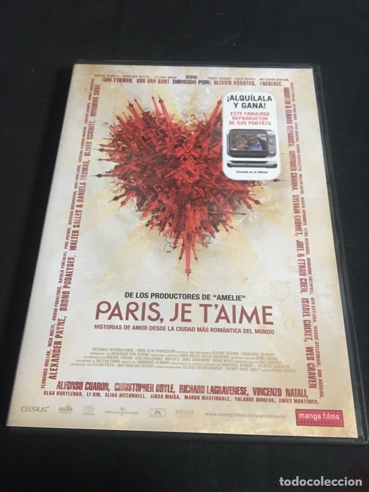 Cinema: ( S15 ) PARIS JE TAIME - TOM TYKWER ( dvd Segunda mano )