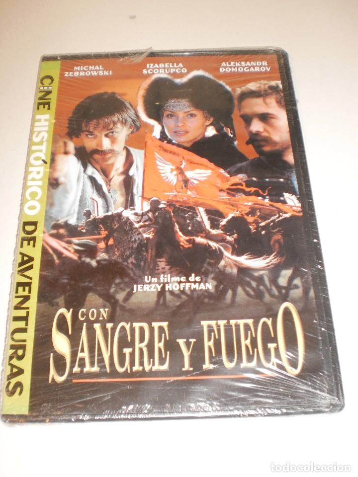 Kino: dvd con sangre y fuego. jerzy hoffman. 140 minutos (caja fina precintada)