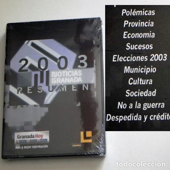 Cine: DVD NOTICIAS DE GRANADA 2003 RESUMEN PRECINTADO - NO ES PEL&Iacute;CULA - CULTURA SOCIEDAD - NO A LA GUERRA