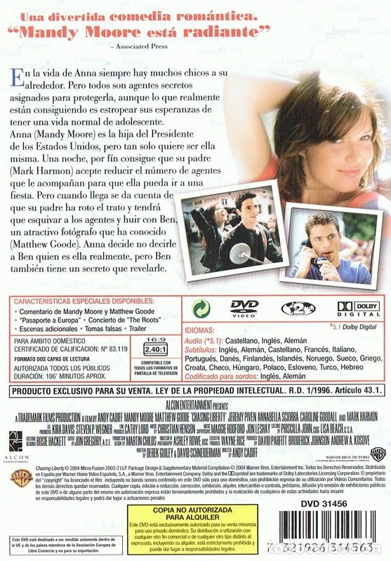 Cine: CHASING LIBERTY  MANDY MOORE - Foto 2