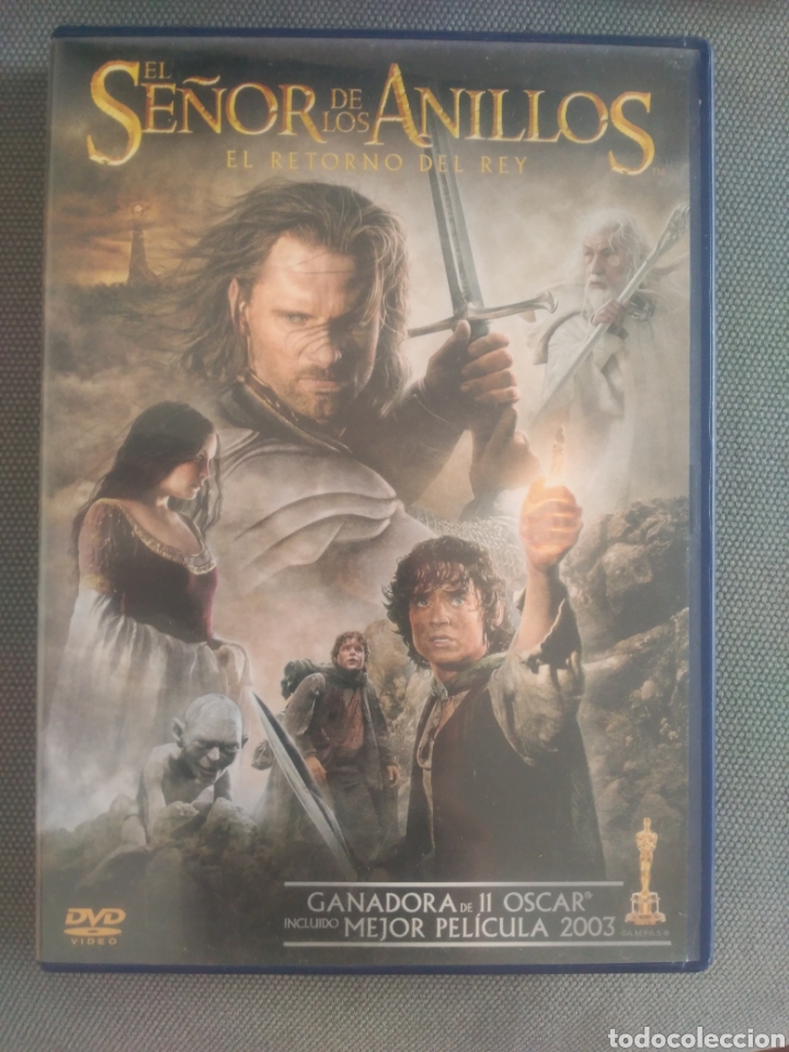 Cine: El Se&ntilde;or de los Anillos, el retorno del rey .Pel&iacute;cula DVD