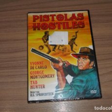 Cine: PISTOLAS HOSTILES DVD YVONE DE CARLO GEORGE MONTGOMERY TAB HUNTER NUEVA PRECINTADA