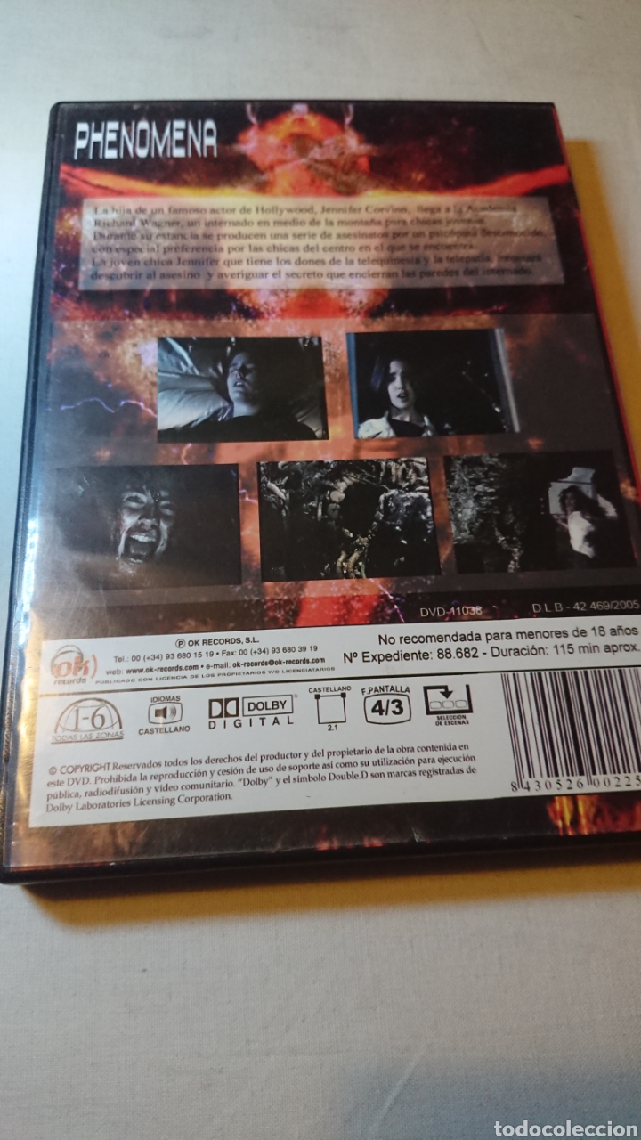 Cine: Phenomena DVD Dario Argento - Foto 2