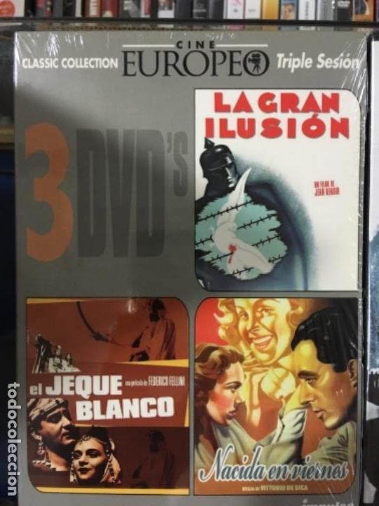 Kino: La gran ilusi&oacute;n/ El jeque blanco / Nacida en Viernes (Nueva y precintada)