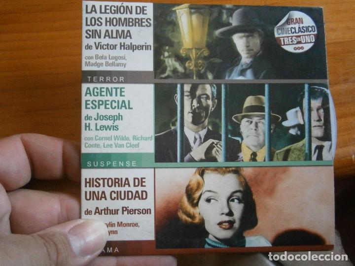 Cine: &iexcl;&iexcl;OCASION &iexcl;&iexcl;DVD&iexcl;&iexcl;NUEVO&iexcl;&iexcl;3 PELICULAS AGENTE ESPECIAL,HISTORIA DE UNA CIUDAD Y,LA LEGION,,,