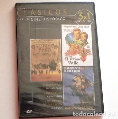 Cin&eacute;ma: DVD PRECINTADO PEL&Iacute;CULAS GENGHIS KHAN EL &Uacute;LTIMO VALLE NACIMIENTO DE UNA NACI&Oacute;N PEL&Iacute;CULA CAINE SHARIF
