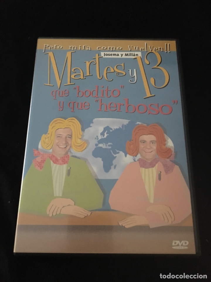 Cinema: ( S35 ) MARTES Y 13 QUE BODITO Y QUE HERBOSO - JOSEMA Y MILL&Aacute;N ( dvd Segunda mano )