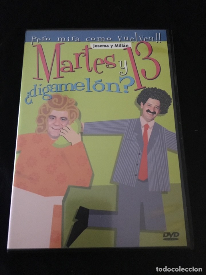 Cin&eacute;ma: ( S35 ) MARTES Y 13 D&Iacute;GAMELON? - JOSEMA Y MILL&Aacute;N ( dvd Segunda mano )