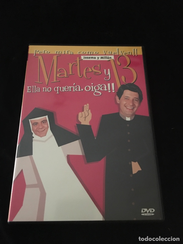 Cine: ( S35 ) MARTES Y 13 ELLA NO QUER&Iacute;A OIGA - JOSEMA Y MILL&Aacute;N ( dvd Segunda mano )