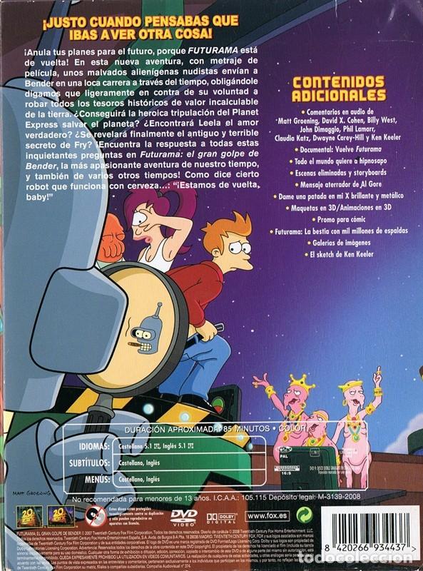 Cine: FUTURAMA EL GRAN GOLPE DE BENDER - Foto 2
