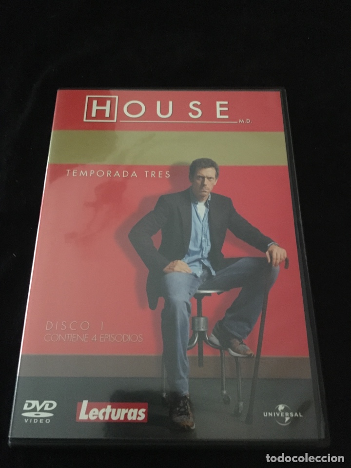 Cin&eacute;ma: ( DVS1 ) HOUSE TEMPORADA 3 ( dvd slim Segunda mano )