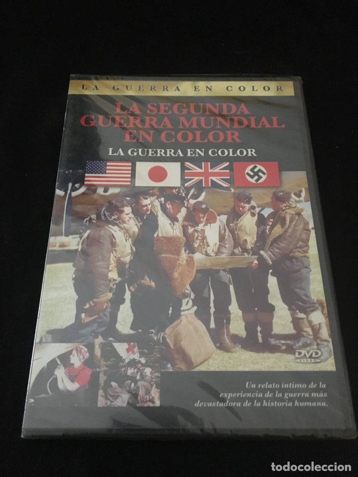 Cine: ( DVS2 ) LA SEGUNDA GUERRA MUNDIAL EN COLOR - LA GUERRA EN COLOR ( dvd slim Segunda mano )