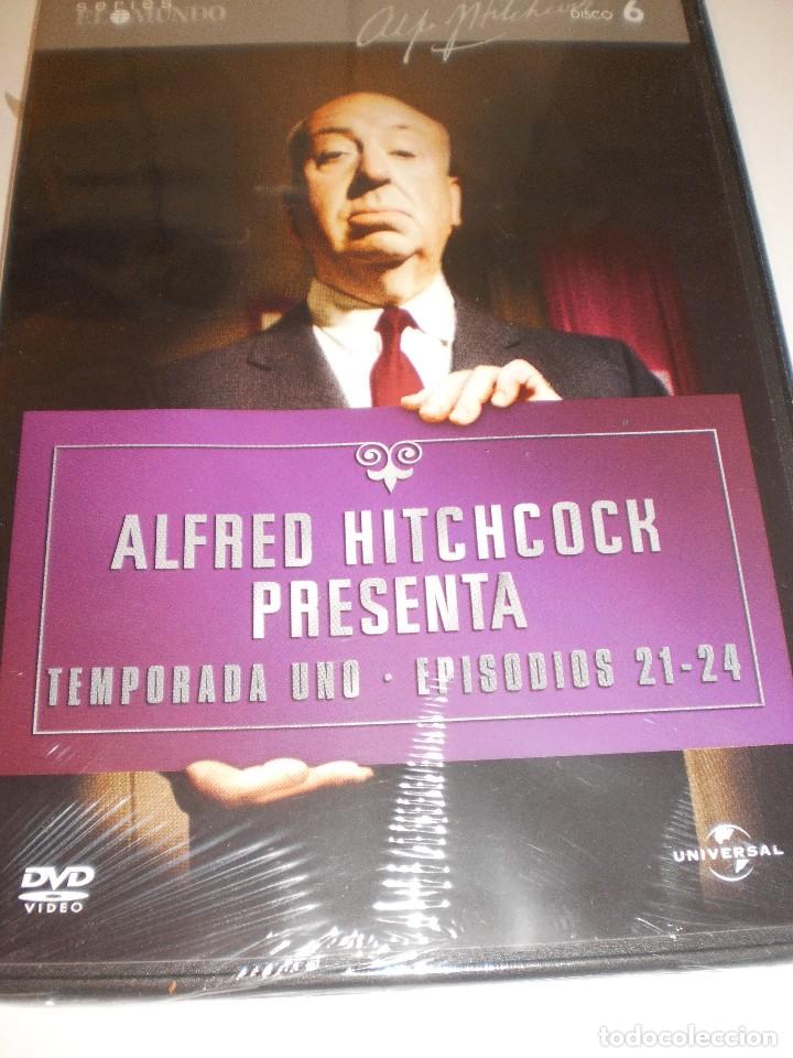Cine: dvd alfred hitchcock disco 6 episodios 21-24 100 minutos caja fina (precintado)