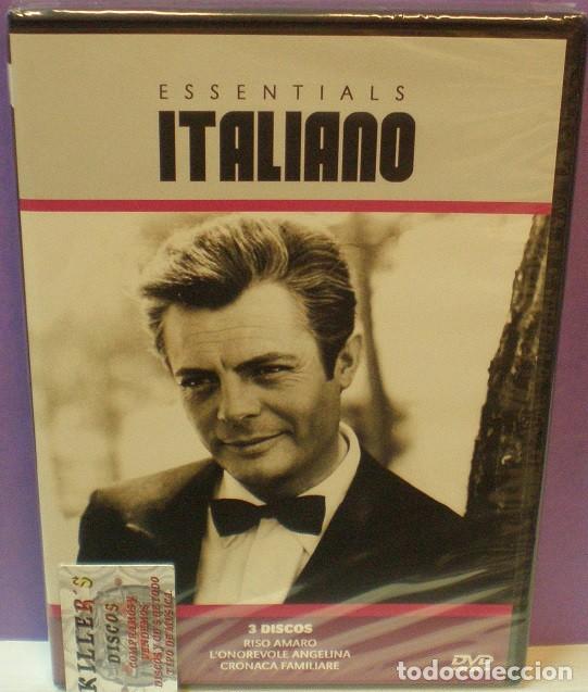 Cine: Arroz Amargo / Noble Gesta / Cr&oacute;nica Familiar - Essentials Italiano - 3 DVDs Precintado