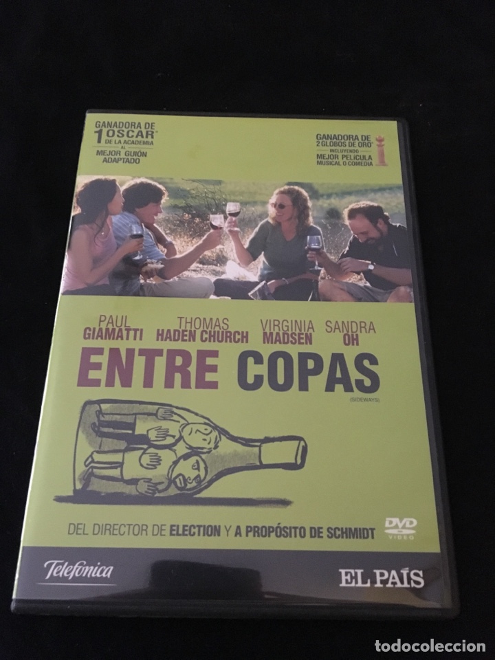Cinema: ( DVS4 ) ENTRE COPAS - PAUL GIAMATTI ( dvd slim Segunda mano )