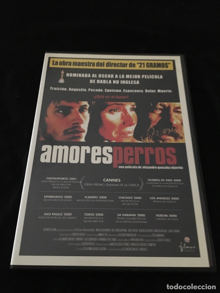 Cine: ( DVS6 ) AMORES PERROS - GAEL GARCIA ( dvd slim Segunda mano )
