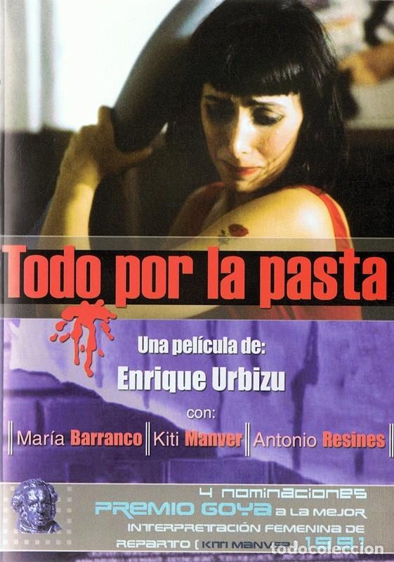 Cine: TODO POR LA PASTA MAR&Iacute;A BARRANCO