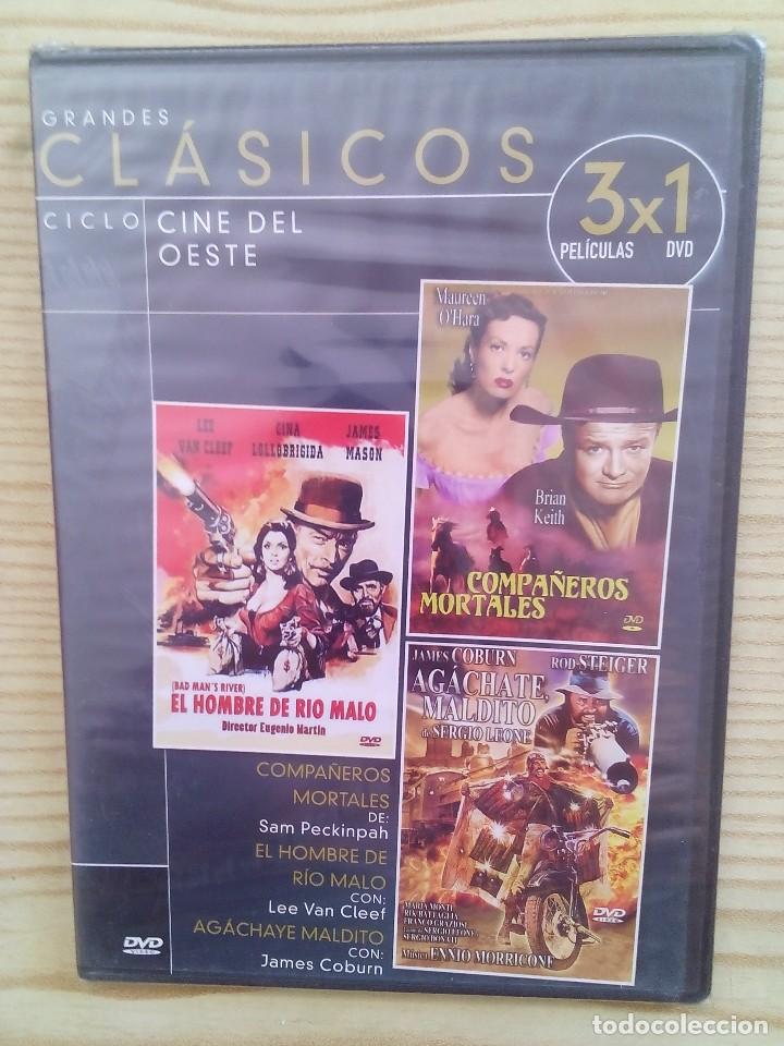 Cinema: Grandes Clasicos 3x1 - Compa&ntilde;eros Mortales + El Hombre De Rio Malo + Agachaye Maldito