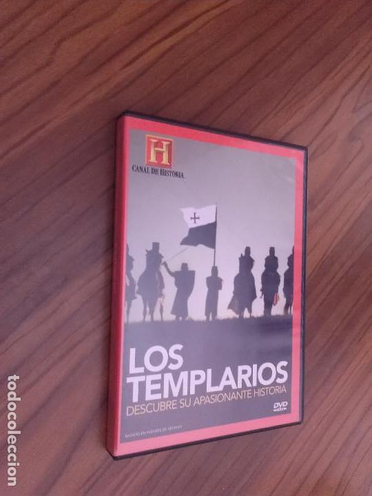 Cine: LOS TEMPLARIOS. DESCUBRE SU APASIONANTE HISTORIA. DVD CANAL DE HISTORIA. BUEN ESTADO. RARO