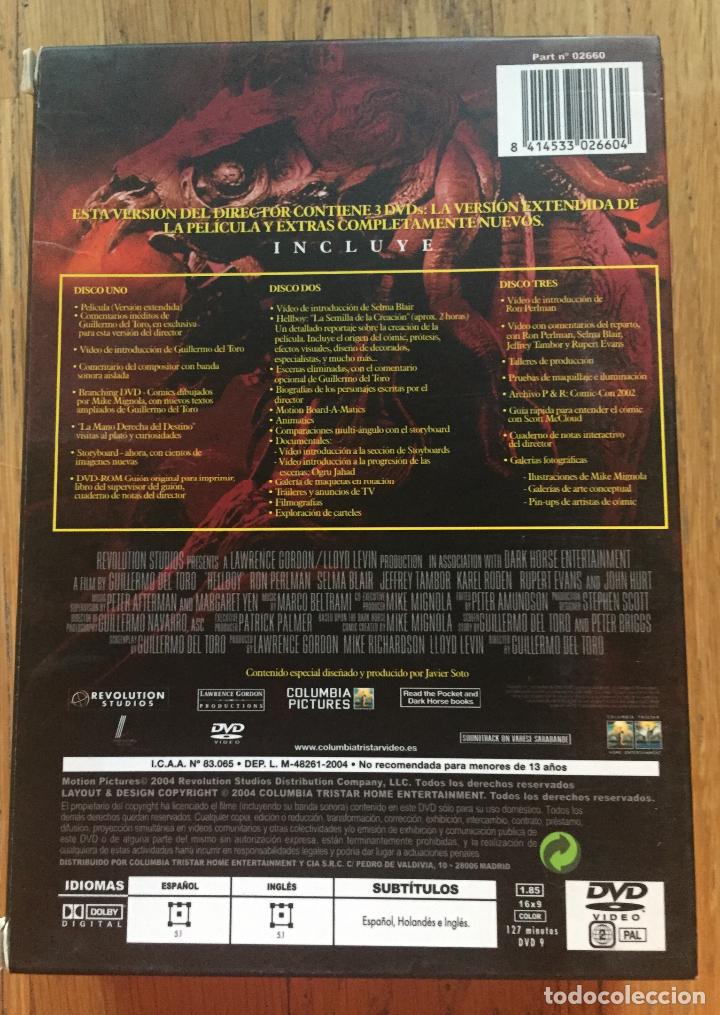 Cine: HELLBOY Version Director 3 Dvds - Foto 2